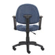 Jea Swivel Posture Chair | Loop Arms | Blue Tweed | Rolling Wheels BM344560