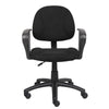Jea Swivel Posture Chair | Loop Arms | Black Tweed | Rolling Wheels BM344561
