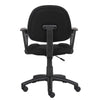 Jea Swivel Posture Chair | Loop Arms | Black Tweed | Rolling Wheels BM344561