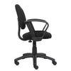Jea Swivel Posture Chair | Loop Arms | Black Tweed | Rolling Wheels BM344561