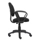 Jea Swivel Posture Chair | Loop Arms | Black Tweed | Rolling Wheels BM344561