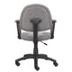 Jea Swivel Posture Chair | Loop Arms | Gray Tweed | Rolling Wheels BM344563