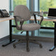 Jea Swivel Posture Chair | Loop Arms | Gray Tweed | Rolling Wheels BM344563
