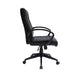 Swivel Task Chair | Black Ribbed Back Vinyl | Caster Wheels | Adjustable BM344568
