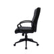 Swivel Task Chair | Black Ribbed Back Vinyl | Caster Wheels | Adjustable BM344568