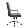 Swivel Task Chair | Black Vinyl | Chrome Base & Arms | Caster Wheels BM344569