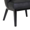 Yoma Reception Guest Chair | Smooth Black Vinyl | Rounded Backrest BM344571