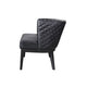 Yoma Guest Chair | Black Quilted Vinyl | Rounded Backrest BM344573