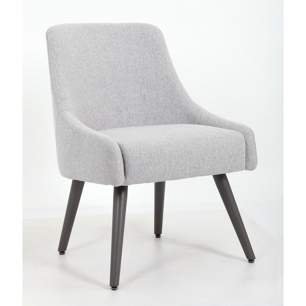Boki Reception Guest Chair | Light Gray Poly-Linen | Soft Foam Seat BM344576