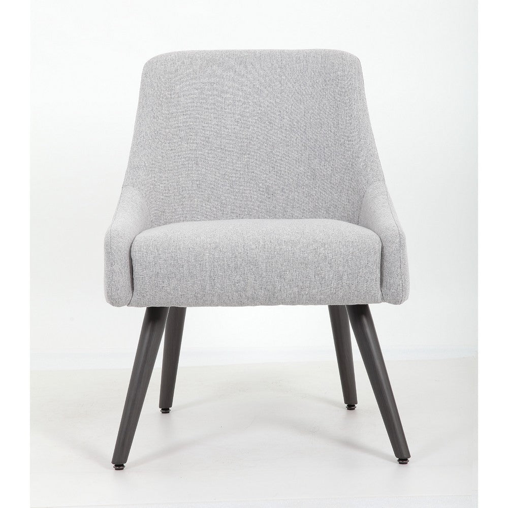 Boki Reception Guest Chair | Light Gray Poly-Linen | Soft Foam Seat BM344576