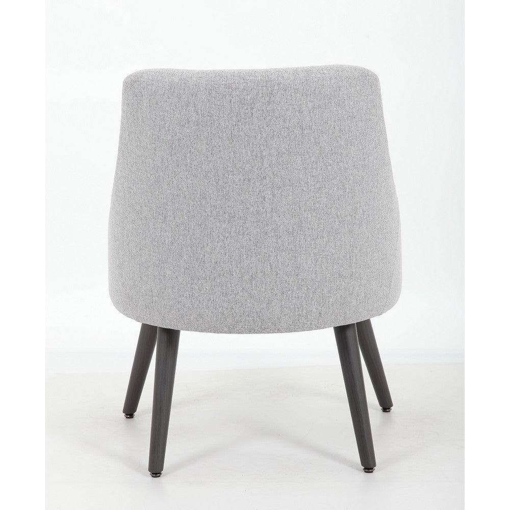 Boki Reception Guest Chair | Light Gray Poly-Linen | Soft Foam Seat BM344576