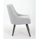 Boki Reception Guest Chair | Light Gray Poly-Linen | Soft Foam Seat BM344576