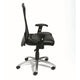 Rolling Task Chair | Black LeatherPlus Mesh | Adjustable Arms | Swivel BM344577