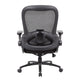Heavy Duty XL Armchair | Black Mesh | Steel Frame | Wheels | Swivel Seat BM344578