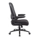 Heavy Duty XL Armchair | Black Mesh | Steel Frame | Wheels | Swivel Seat BM344578