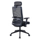Rolling Office Chair w Headrest | Black Mesh | Foam | Swivel Seat BM344581