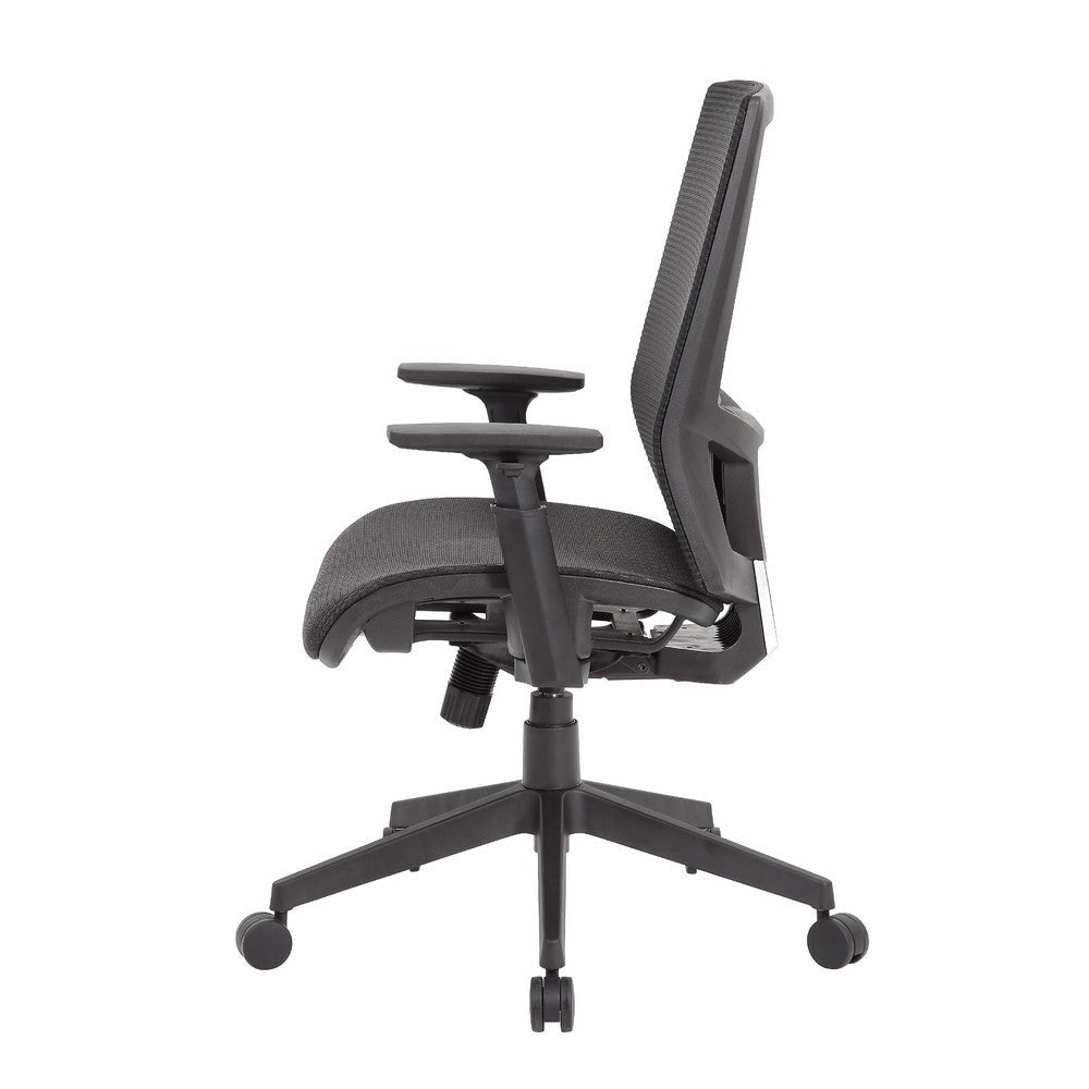 Swivel Task Chair | Black Mesh | Foam | Commercial Rated Synchro-Tilt BM344582
