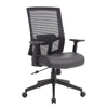 Swivel Task Chair | Black Mesh | Gray Antimicrobial Vinyl | Foam BM344583
