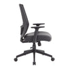 Swivel Task Chair | Black Mesh | Gray Antimicrobial Vinyl | Foam BM344583