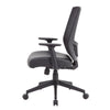 Swivel Task Chair | Black Mesh | Gray Antimicrobial Vinyl | Foam BM344583