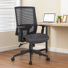 Swivel Task Chair | Black Mesh | Gray Antimicrobial Vinyl | Foam BM344583