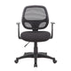 Maya Rolling Office Chair w T-Arms | Black Mesh | Foam Padding BM344585