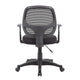 Maya Rolling Office Chair w T-Arms | Black Mesh | Foam Padding BM344585