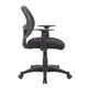 Maya Rolling Office Chair w T-Arms | Black Mesh | Foam Padding BM344585