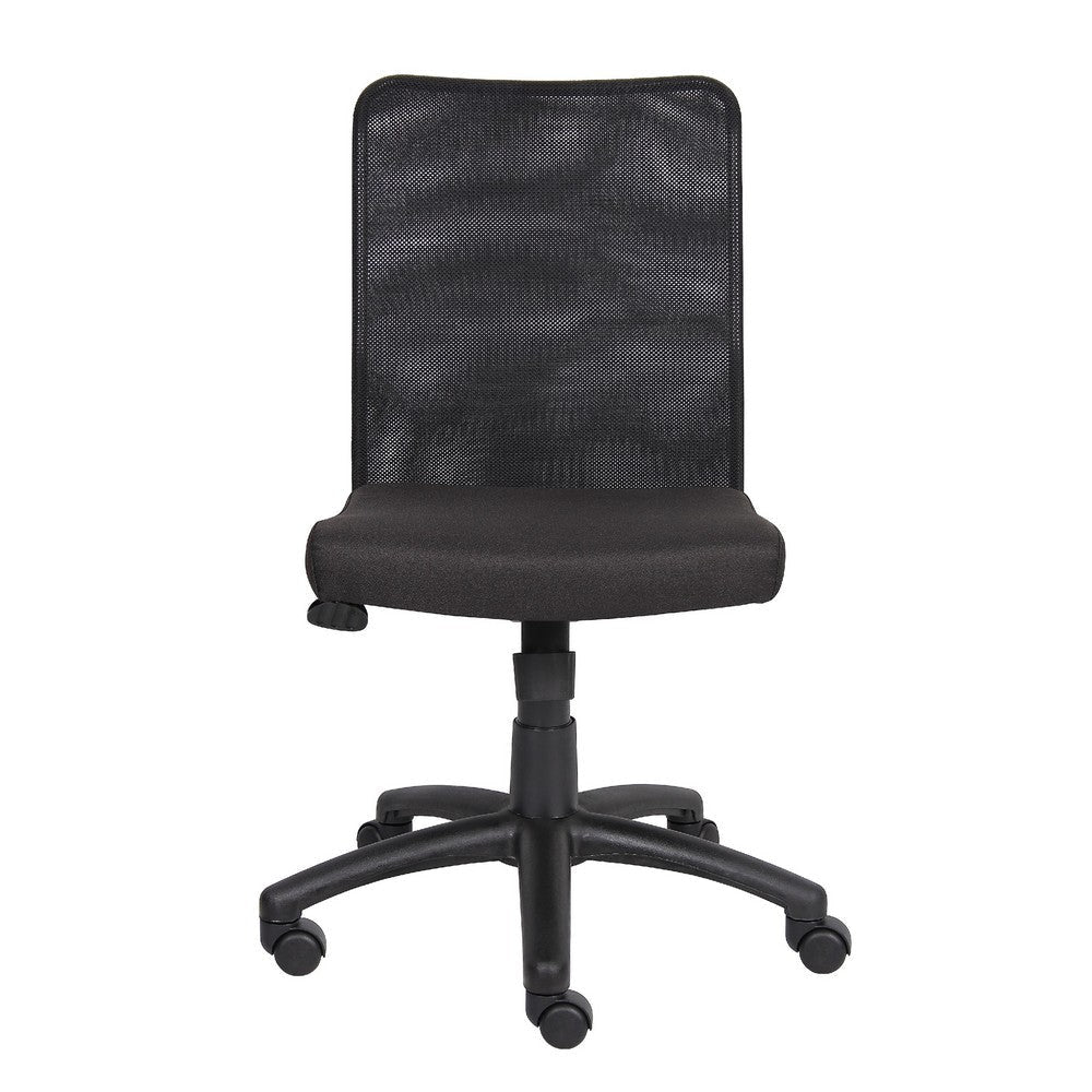 Lene Black Rolling Task Chair | Adjustable Tilt Tension Mechanism & Lock BM344586