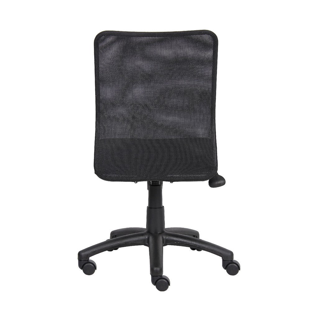 Lene Black Rolling Task Chair | Adjustable Tilt Tension Mechanism & Lock BM344586
