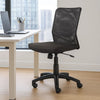 Lene Black Rolling Task Chair | Adjustable Tilt Tension Mechanism & Lock BM344586