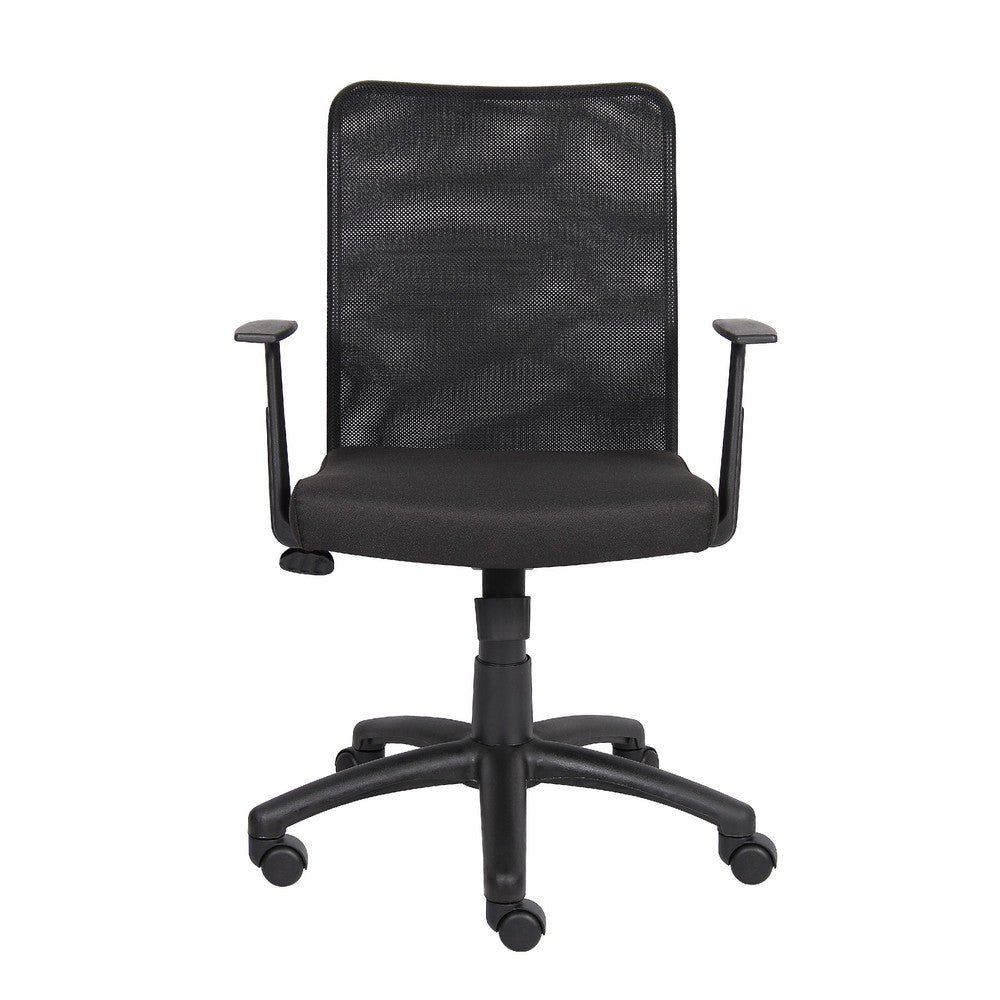Lene Black Task Armchair | Mesh | Adjustable Tilt Tension Mechanism BM344587