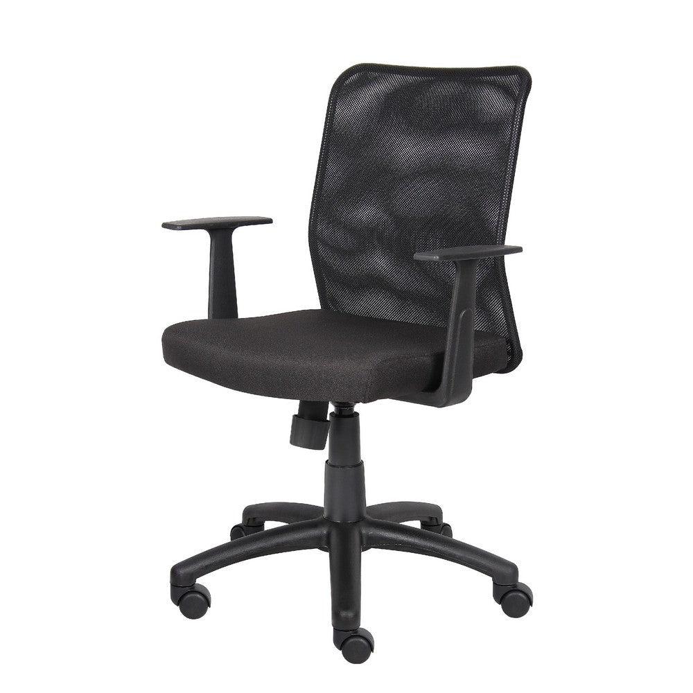 Lene Black Task Armchair | Mesh | Adjustable Tilt Tension Mechanism BM344587