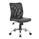 Lene Task Chair | Black Mesh & Caressoft Vinyl | Chrome | Tilt Tension BM344588