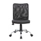 Lene Task Chair | Black Mesh & Caressoft Vinyl | Chrome | Tilt Tension BM344588
