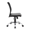 Lene Task Chair | Black Mesh & Caressoft Vinyl | Chrome | Tilt Tension BM344588