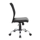 Lene Task Chair | Black Mesh & Caressoft Vinyl | Chrome | Tilt Tension BM344588