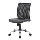 Lene Task Chair | Black Mesh & Caressoft Vinyl | Chrome | Tilt Tension BM344588
