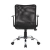 Lene Task Chair | T-Arms | Black Mesh & Caressoft Vinyl | Spring Tilt BM344589