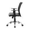 Lene Task Chair | T-Arms | Black Mesh & Caressoft Vinyl | Spring Tilt BM344589