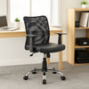Lene Task Chair | T-Arms | Black Mesh & Caressoft Vinyl | Spring Tilt BM344589