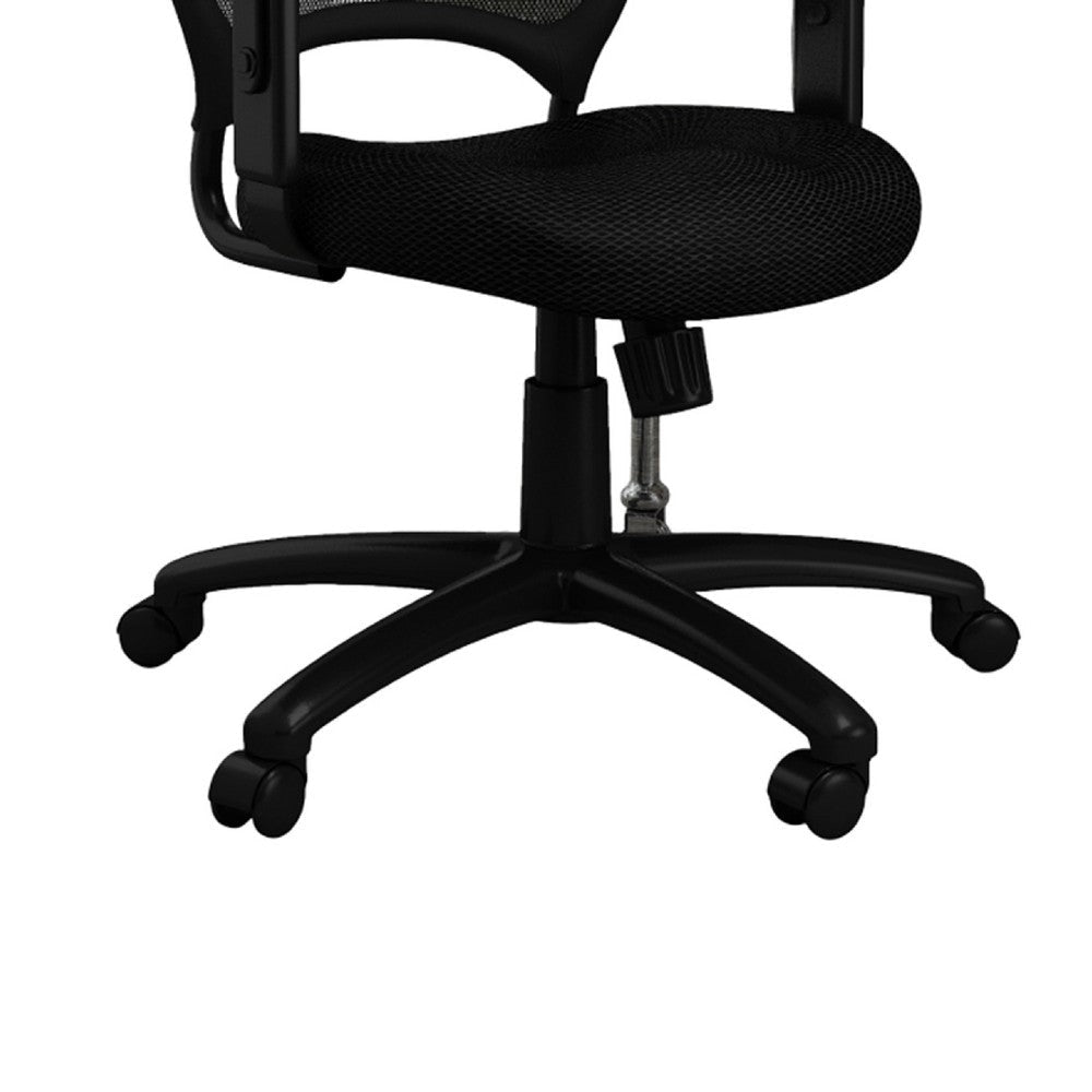 Lene Office Chair | Adjustable Arms & Seat | Breathable Black Mesh BM344594