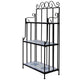 Bruno 3 Tier Plant Stand | Blue White Mosaic Iron | Artistic Finish | 45"