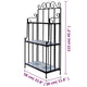 Bruno 3 Tier Plant Stand | Blue White Mosaic Iron | Artistic Finish | 45"