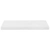 Floating Wall Shelf | High Gloss White Finish | Wall Mountable 24"
