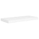 Maeve Floating Wall Shelf Set of 2 | White | Sturdy Frame | 24"