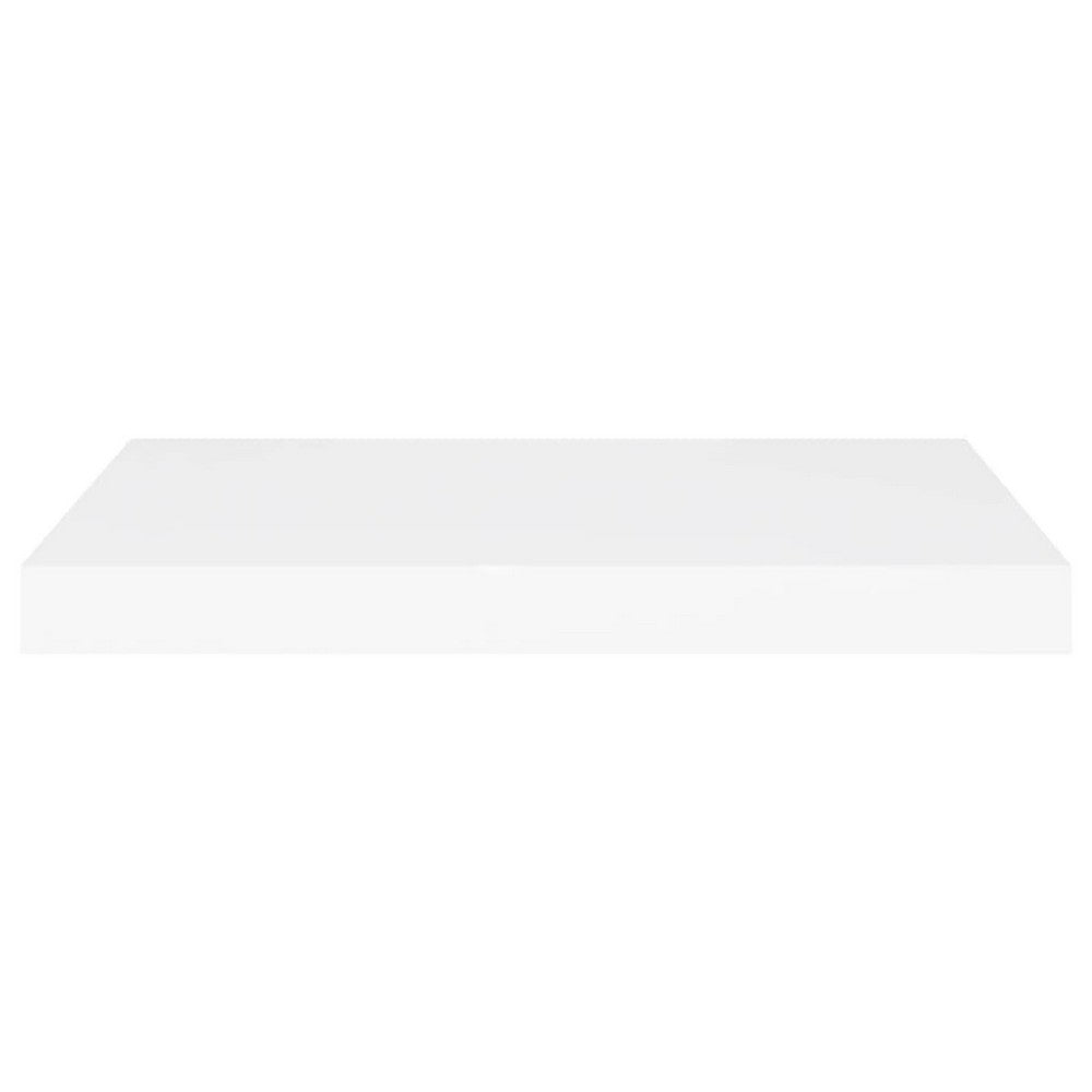 Maeve Floating Wall Shelf Set of 2 | White | Sturdy Frame | 24"