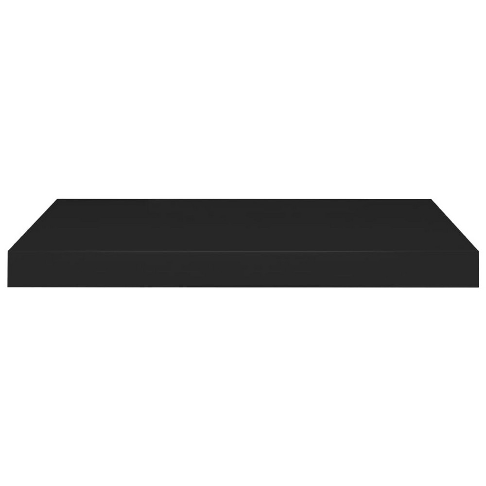 Maeve Floating Wall Shelf Set of 2 | Matte Black Finish | 24"