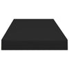 Maeve Floating Wall Shelf Set of 2 | Matte Black Finish | 24"