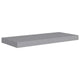 Maeve Floating Wall Shelf Set of 2 | Gray | Honeycomb MDF | 24"